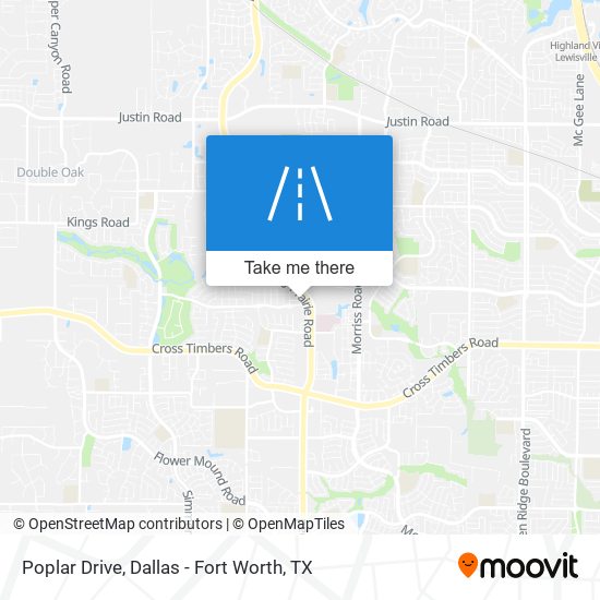 Poplar Drive map