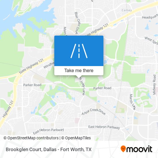 Brookglen Court map