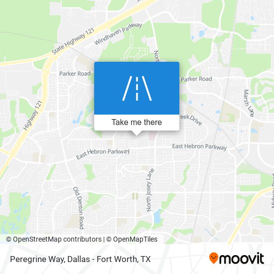 Peregrine Way map