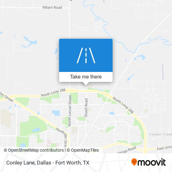 Mapa de Conley Lane