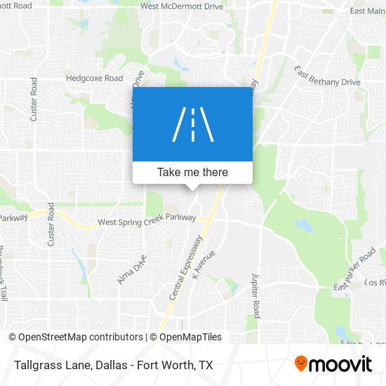 Tallgrass Lane map