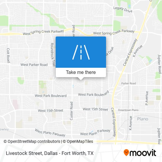Livestock Street map