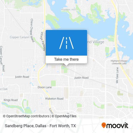 Sandberg Place map