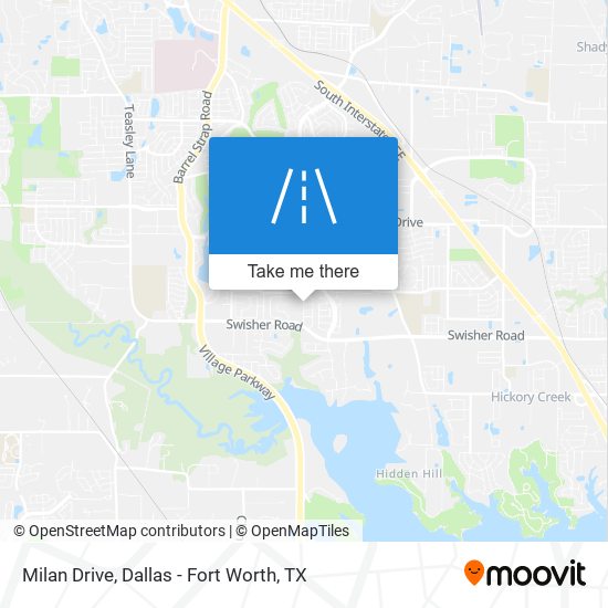 Milan Drive map