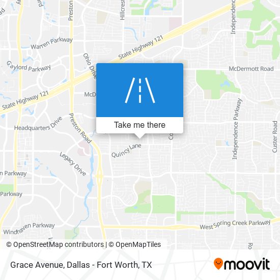 Grace Avenue map
