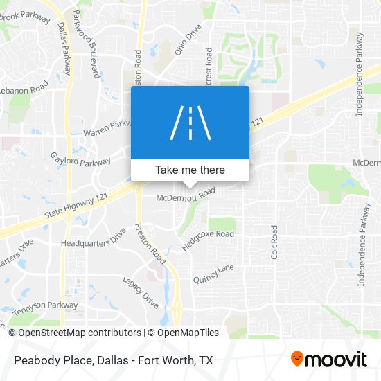 Mapa de Peabody Place