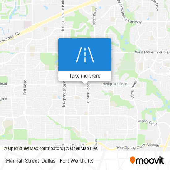 Hannah Street map