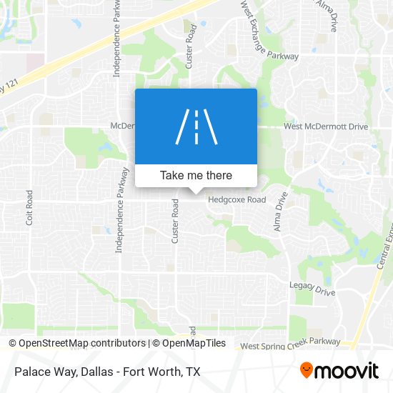 Mapa de Palace Way