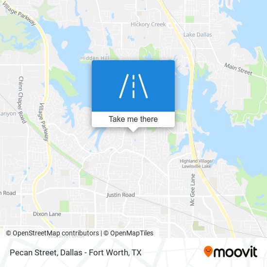 Mapa de Pecan Street
