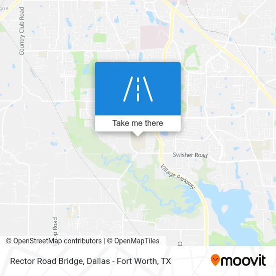 Rector Road Bridge map