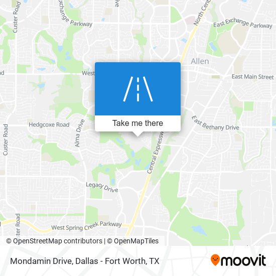 Mondamin Drive map
