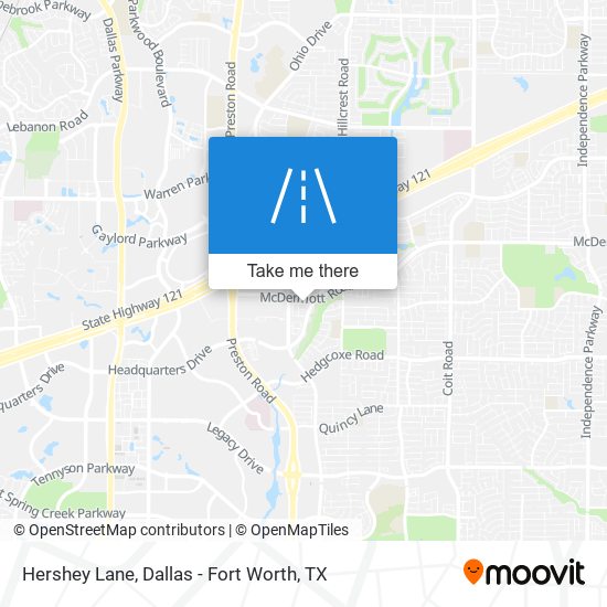 Mapa de Hershey Lane