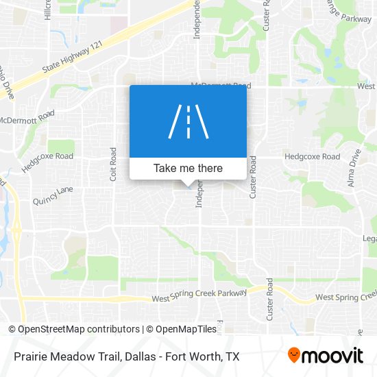 Mapa de Prairie Meadow Trail