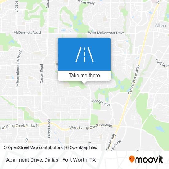 Mapa de Aparment Drive