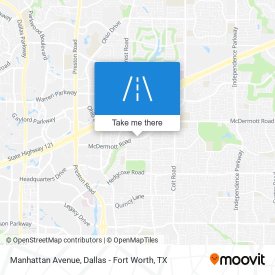 Manhattan Avenue map