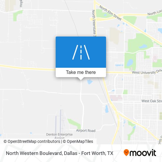 Mapa de North Western Boulevard