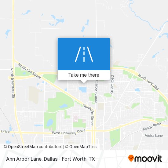 Mapa de Ann Arbor Lane