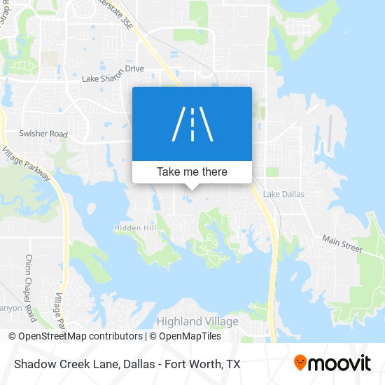 Mapa de Shadow Creek Lane