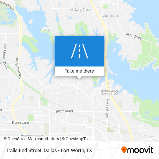 Trails End Street map