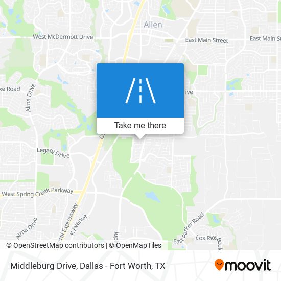 Middleburg Drive map