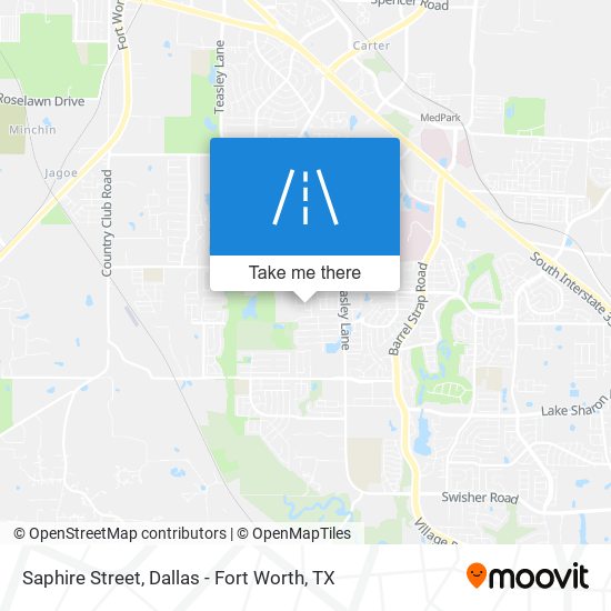 Saphire Street map