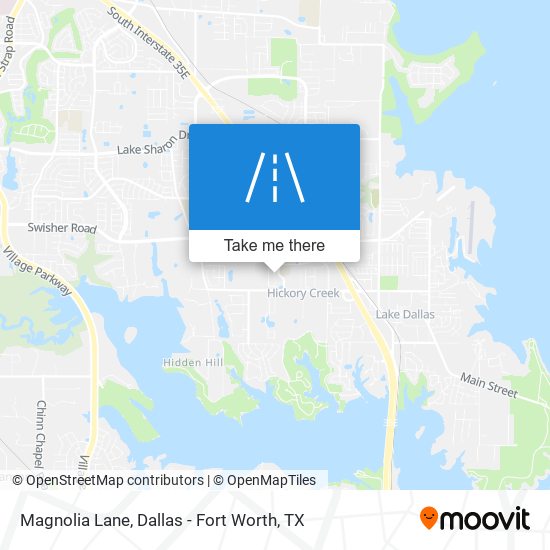 Magnolia Lane map