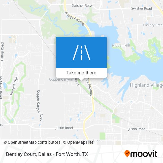 Bentley Court map