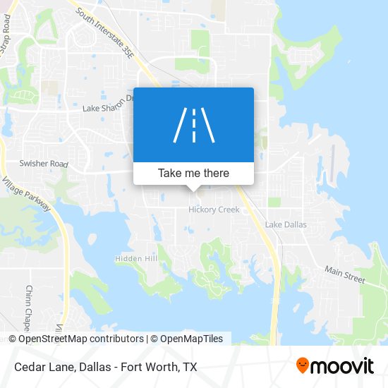 Mapa de Cedar Lane