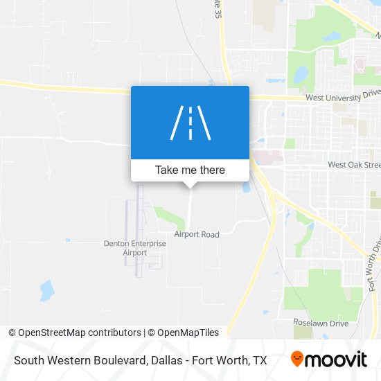 South Western Boulevard map