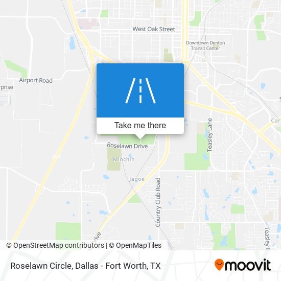 Mapa de Roselawn Circle