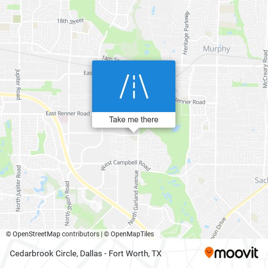 Mapa de Cedarbrook Circle