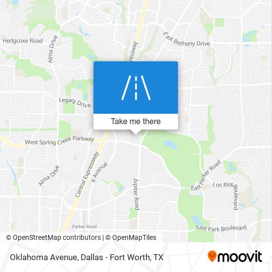 Mapa de Oklahoma Avenue