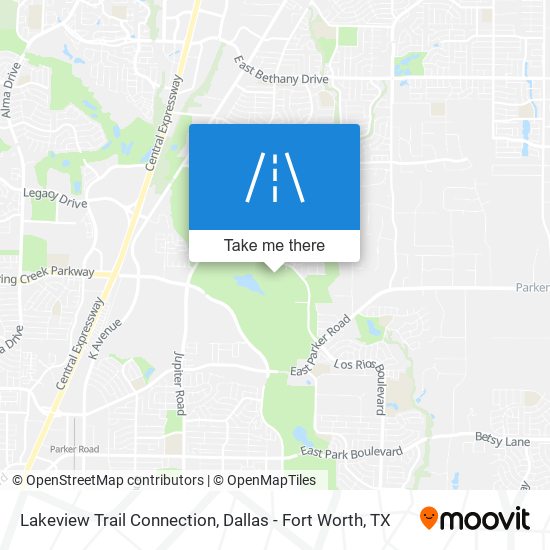Lakeview Trail Connection map