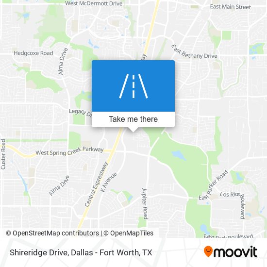 Shireridge Drive map