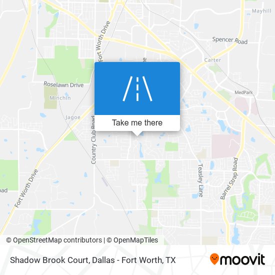 Mapa de Shadow Brook Court