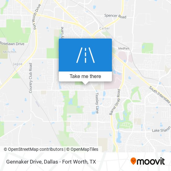Gennaker Drive map