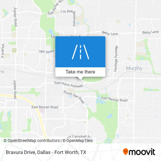 Bravura Drive map