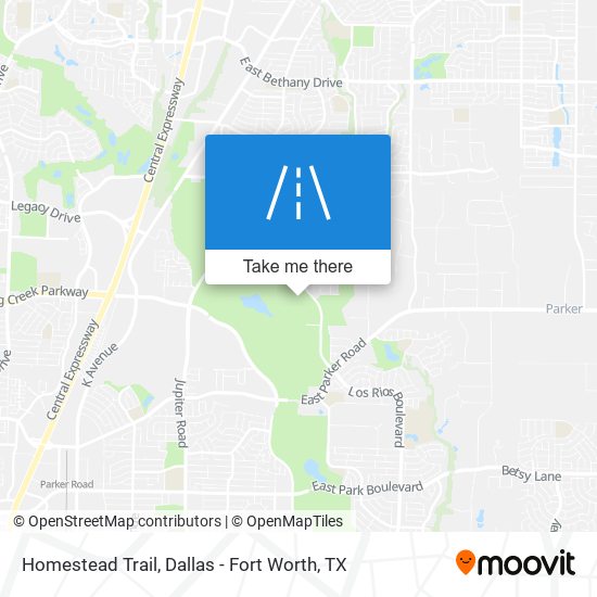 Homestead Trail map