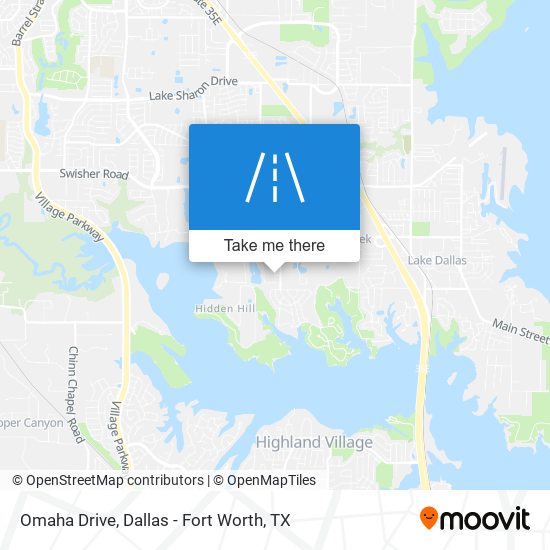 Omaha Drive map