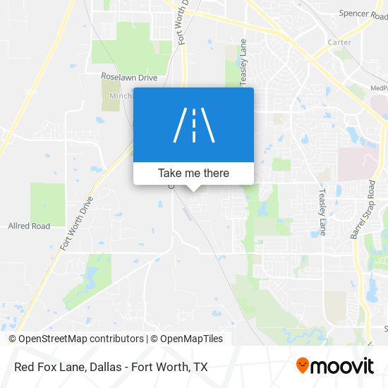 Red Fox Lane map