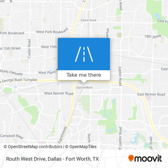 Routh West Drive map