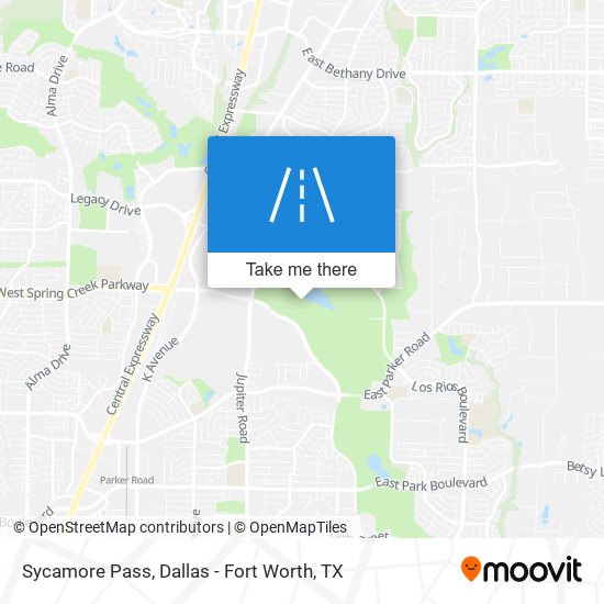 Sycamore Pass map