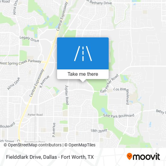 Fielddlark Drive map