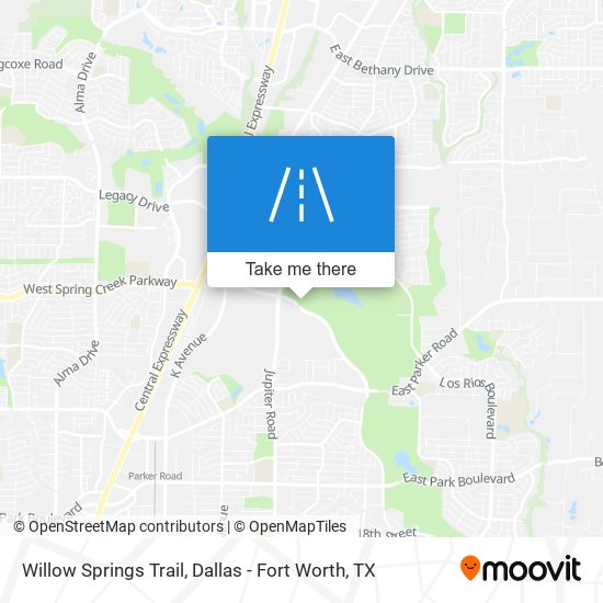 Mapa de Willow Springs Trail