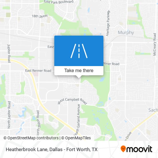 Mapa de Heatherbrook Lane