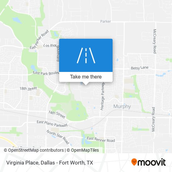 Virginia Place map