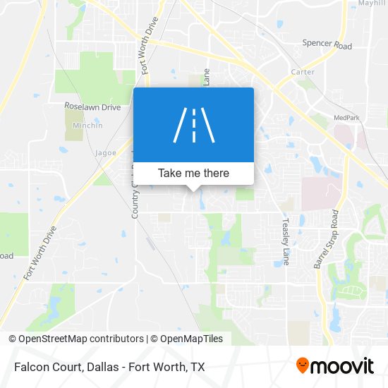 Falcon Court map