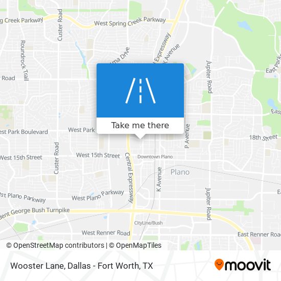 Wooster Lane map