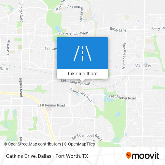 Catkins Drive map