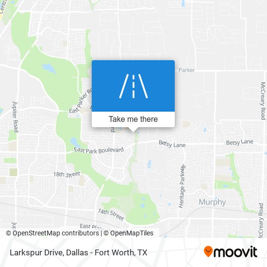 Mapa de Larkspur Drive